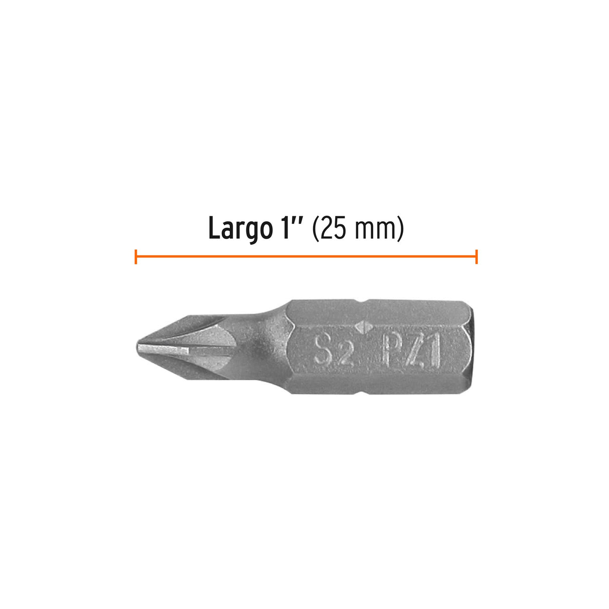 Estuche con 5 Puntas Pozidriv PZ1 Largo 1', Truper Expert