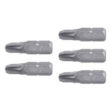 Estuche con 5 Puntas Pozidriv PZ3 Largo 1', Truper Expert
