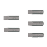Estuche con 5 Puntas Planas de 1/4' Largo 1', Truper Expert