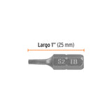 Estuche con 5 Puntas Torx T8 Largo 1', Truper Expert