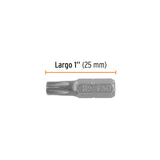 Estuche con 5 Puntas Torx T30 Largo 1', Truper Expert
