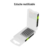 Estuche con 5 Puntas Torx T7 Largo 2', Truper Expert