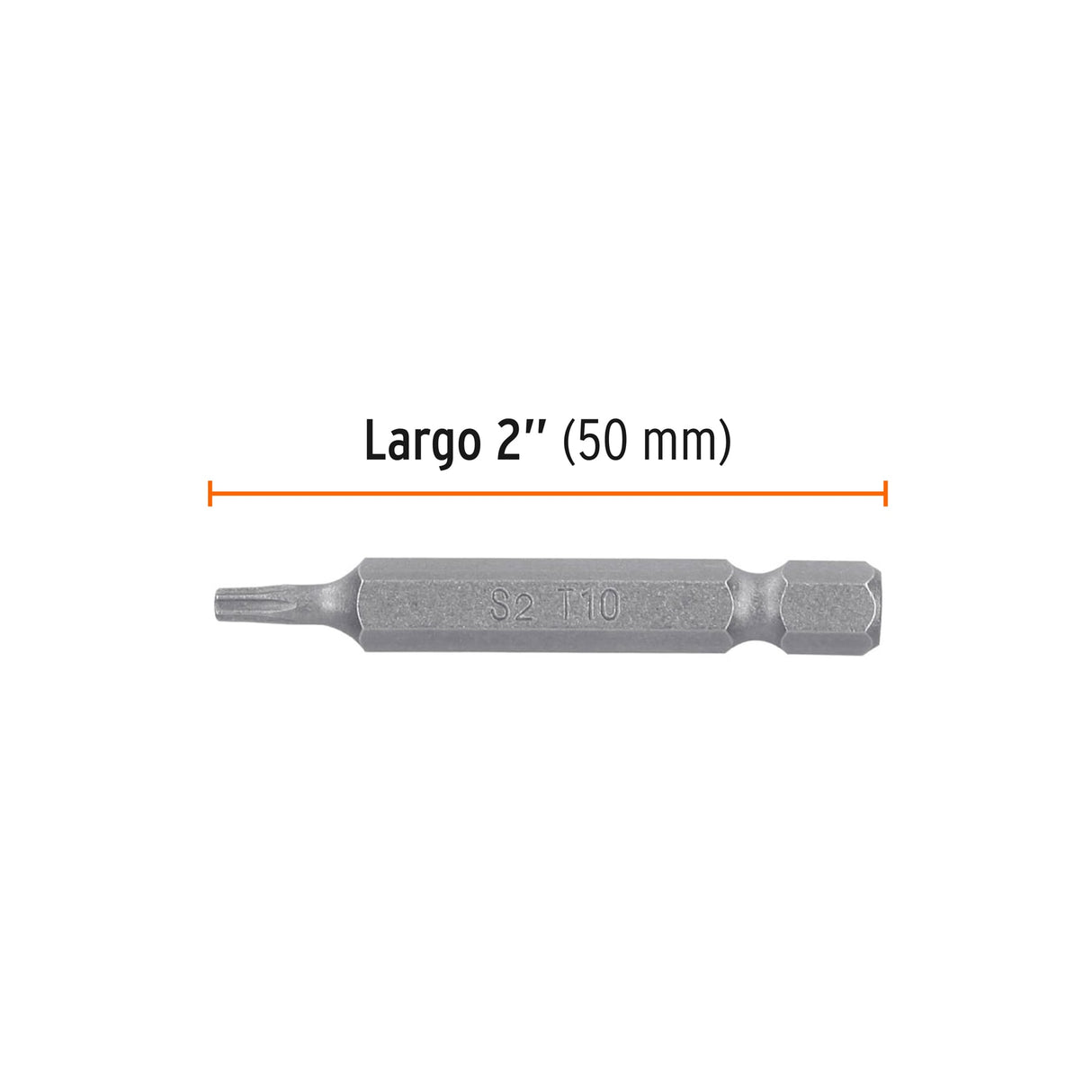Estuche con 5 Puntas Torx T10 Largo 2', Truper Expert