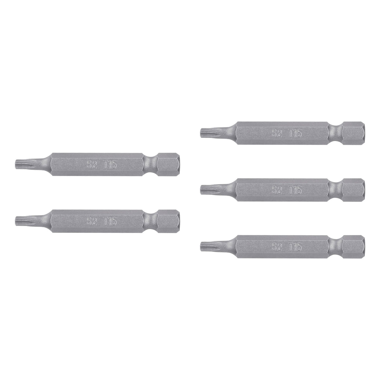 Estuche con 5 Puntas Torx T15 Largo 2', Truper Expert