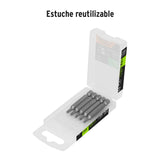 Estuche con 5 Puntas Torx T15 Largo 2', Truper Expert