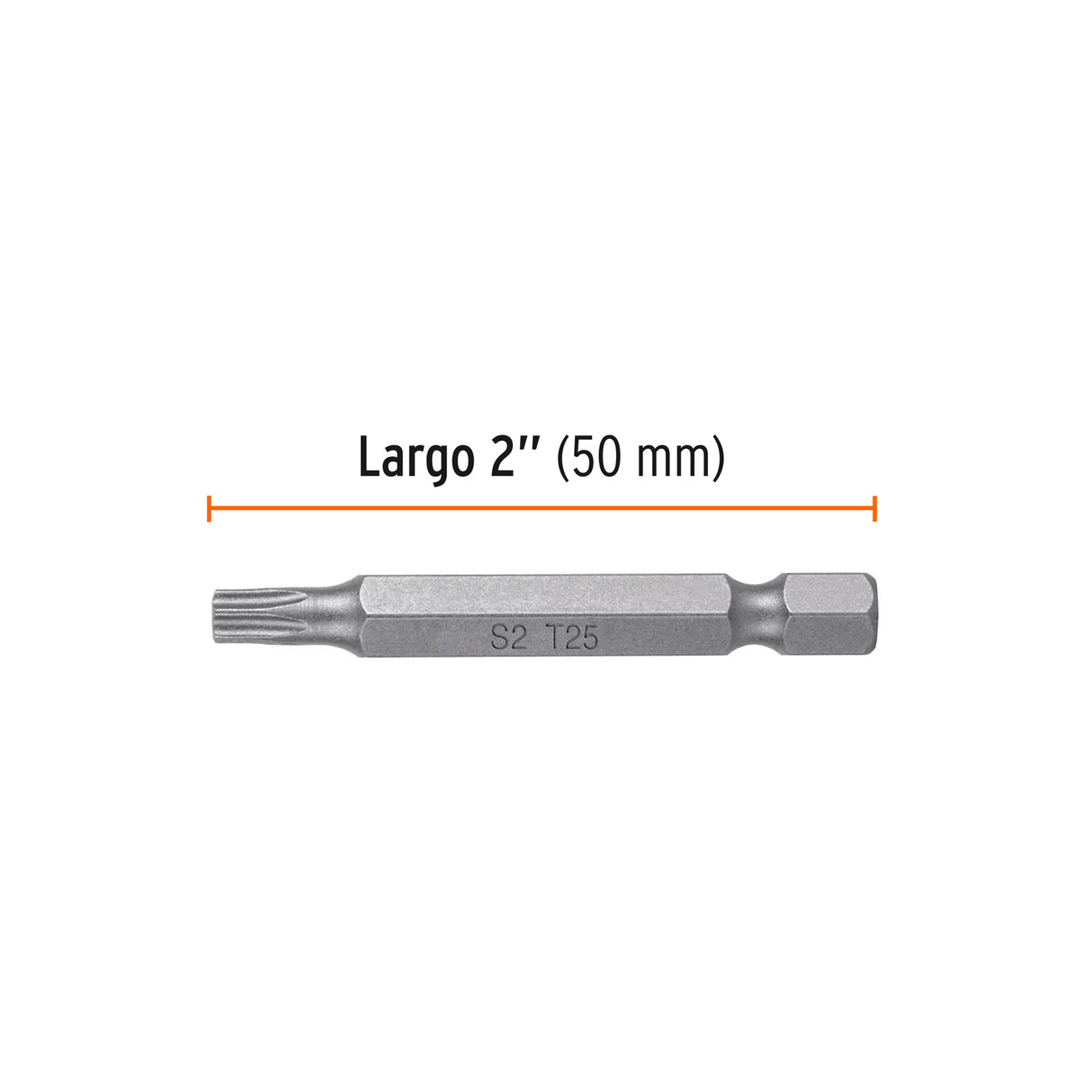 Estuche con 5 Puntas Torx T25 Largo 2', Truper Expert