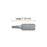 Estuche con 5 Puntas Torx T10 con Seguro Largo 1', Expert