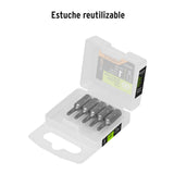 Estuche con 5 Puntas Torx T10 con Seguro Largo 1', Expert