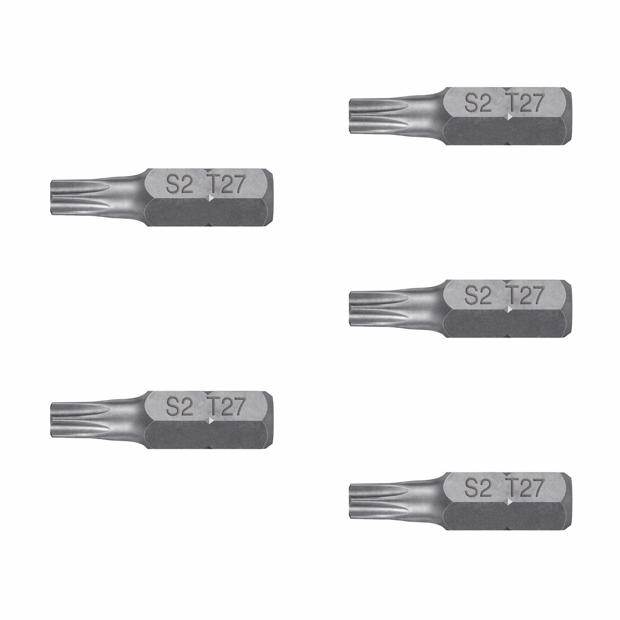 Estuche con 5 Puntas Torx T27 con Seguro Largo 1', Expert