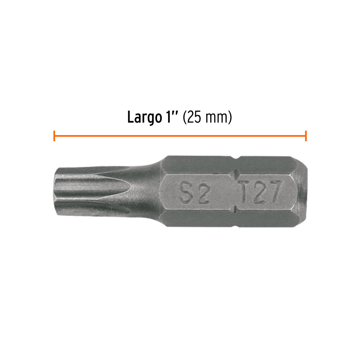 Estuche con 5 Puntas Torx T27 con Seguro Largo 1', Expert