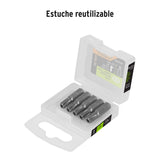 Estuche con 5 Puntas Torx T30 con Seguro Largo 1', Expert