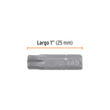 Estuche con 5 Puntas Torx T40 con Seguro Largo 1', Expert