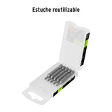 Estuche con 5 Puntas Torx T10 con Seguro Largo 2', Expert