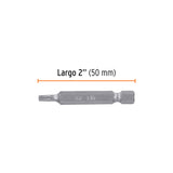 Estuche con 5 Puntas Torx T15 con Seguro Largo 2', Expert