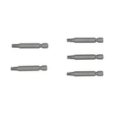 Estuche con 5 Puntas Torx T27 con Seguro Largo 2', Expert