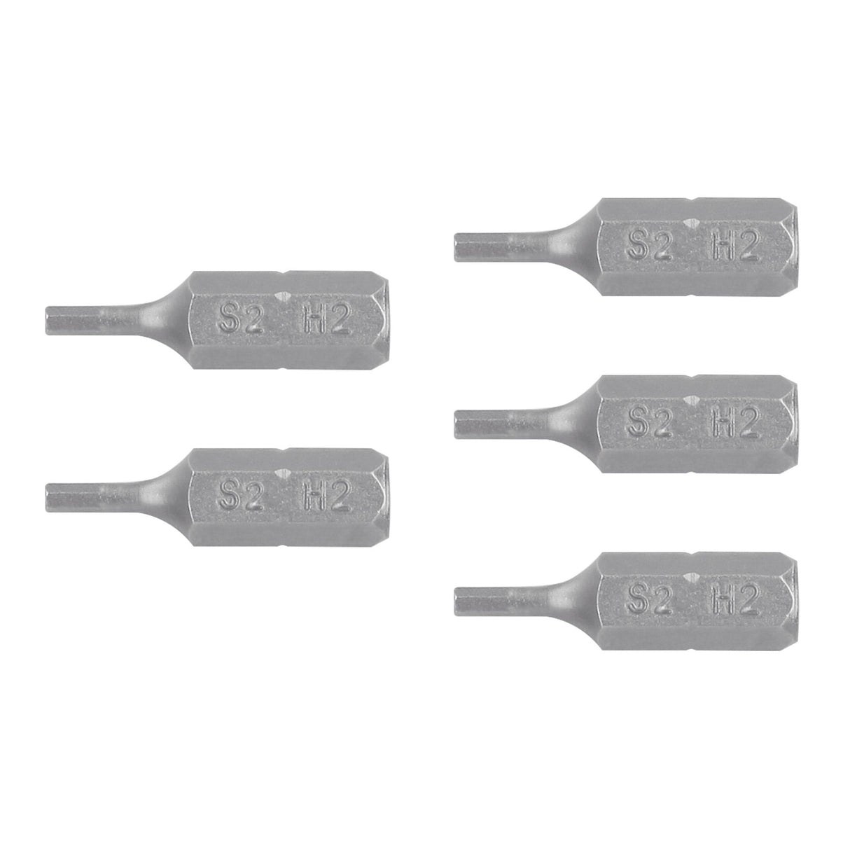 Estuche con 5 Puntas Hexagonales de 2 mm Largo 1', Expert