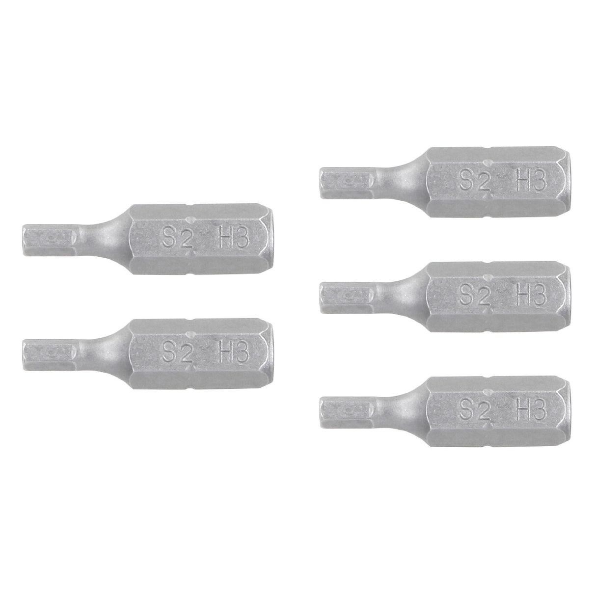Estuche con 5 Puntas Hexagonales de 3 mm Largo 1', Expert