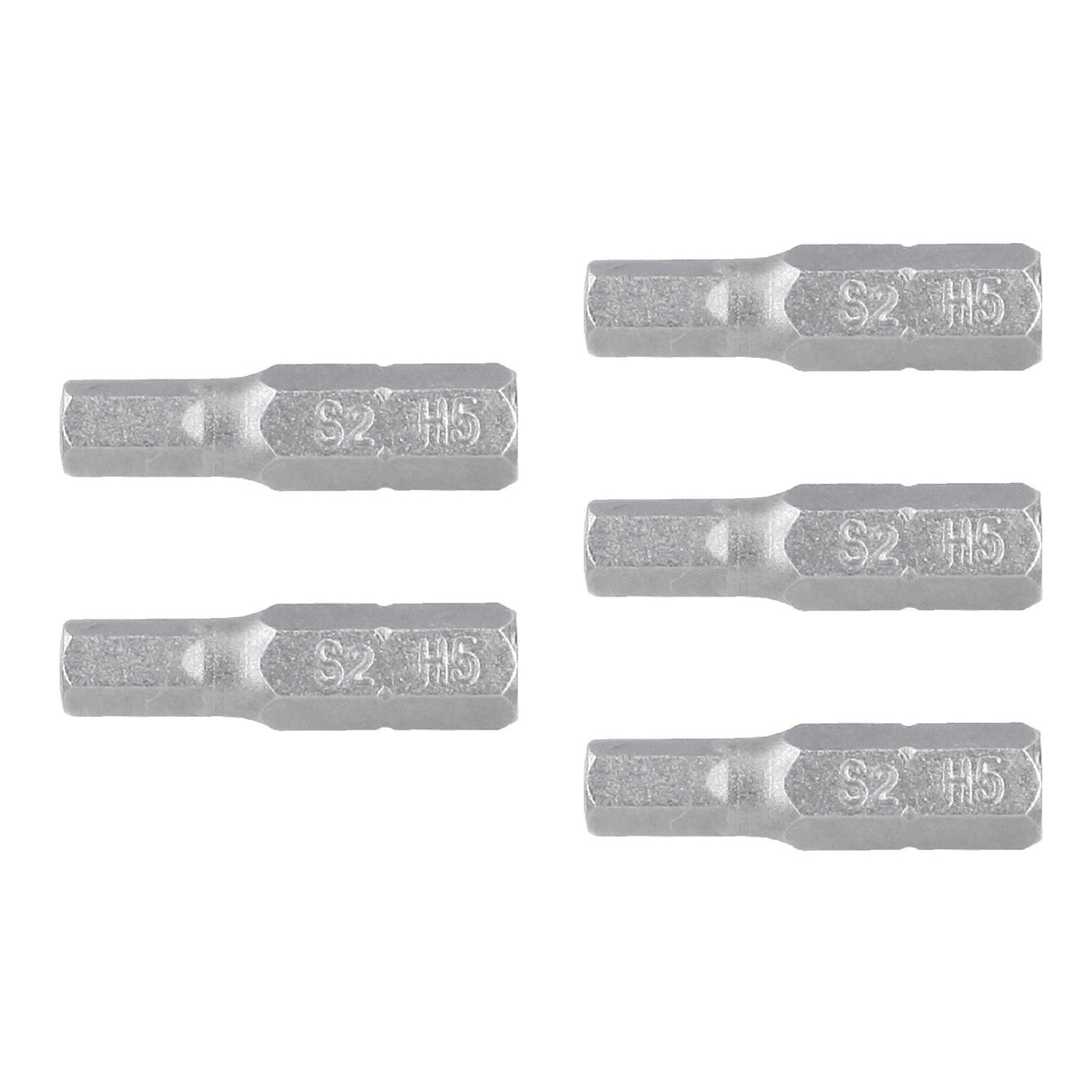 Estuche con 5 Puntas Hexagonales de 5 mm Largo 1', Expert