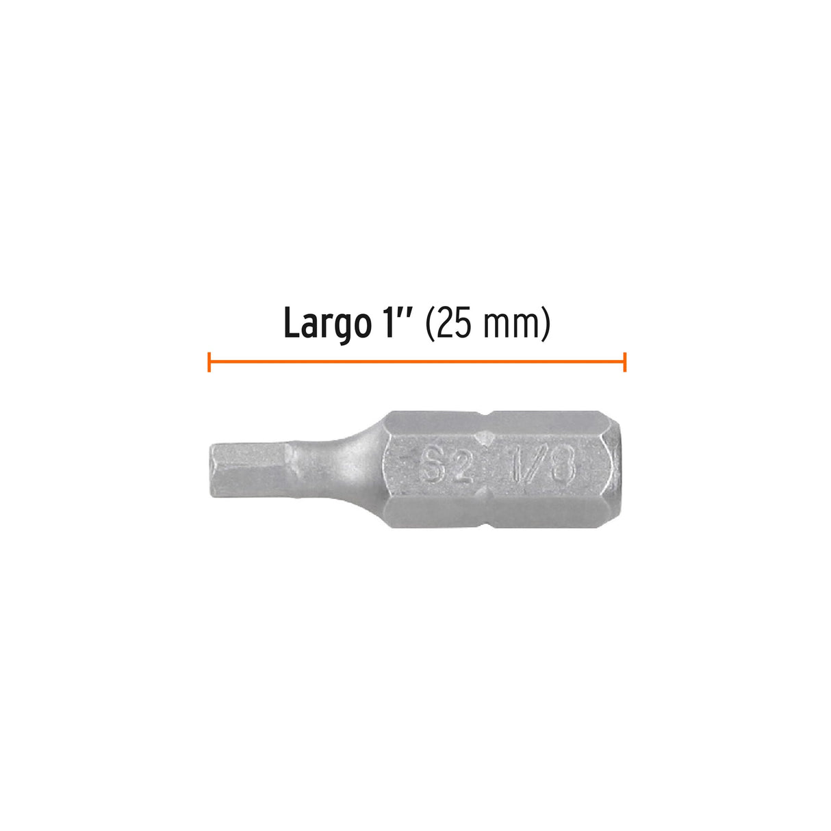 Estuche con 5 Puntas Hexagonales de 1/8 mm Largo 1', Expert
