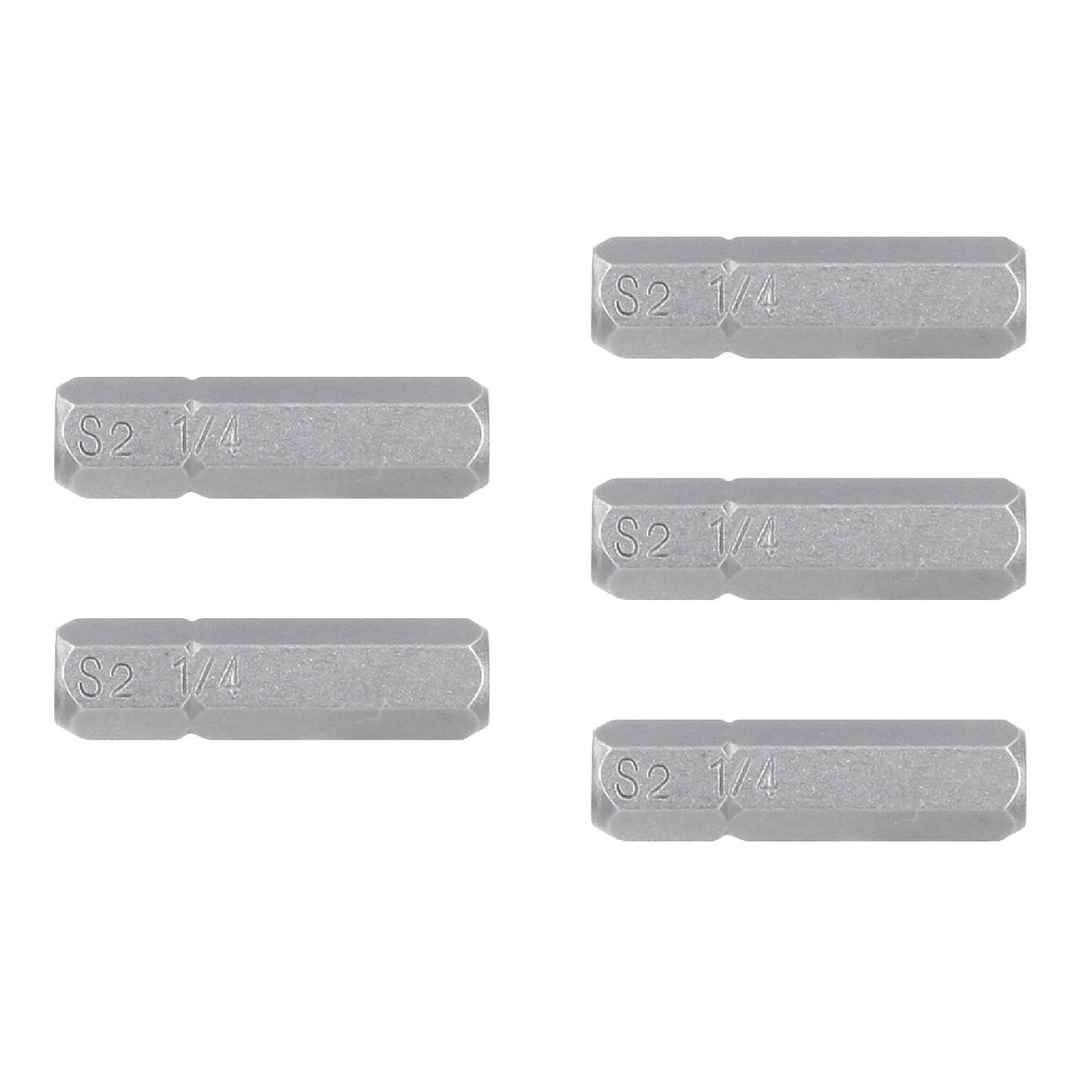 Estuche con 5 Puntas Hexagonales de 1/4 mm Largo 1', Expert