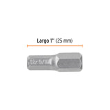 Estuche con 5 Puntas Hexagonales de 5/16 mm Largo 1', Expert