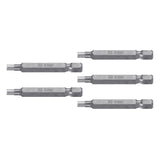 Estuche con 5 Puntas Hexagonales de 4 mm Largo 2', Expert