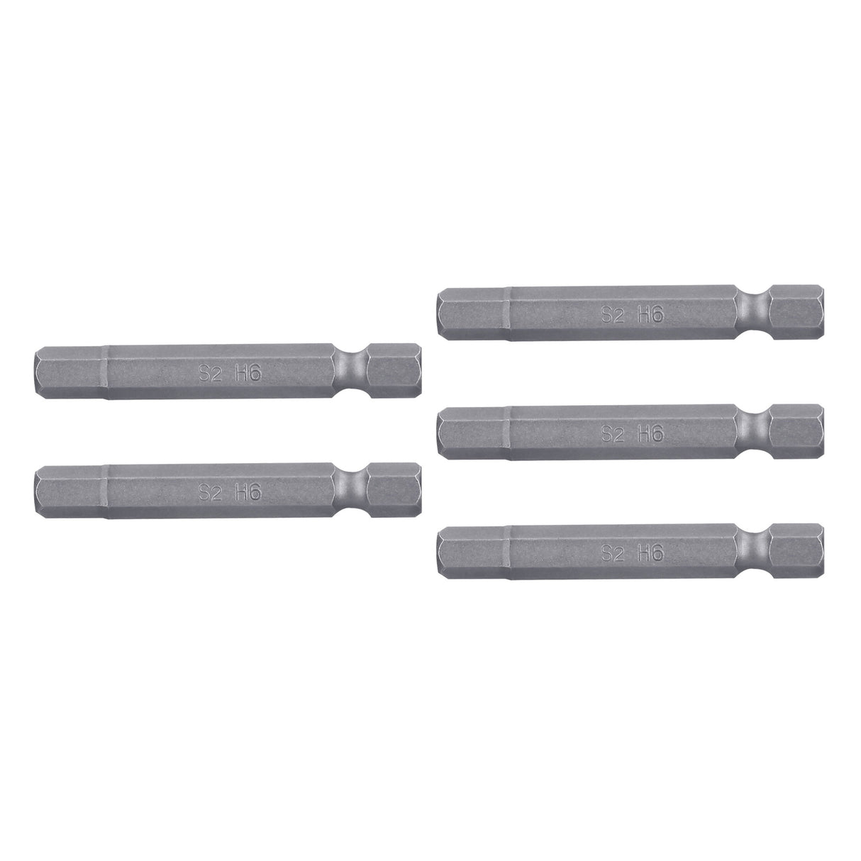 Estuche con 5 Puntas Hexagonales de 6 mm Largo 2', Expert