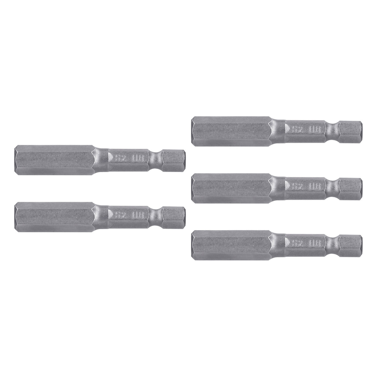 Estuche con 5 Puntas Hexagonales de 8 mm Largo 2', Expert
