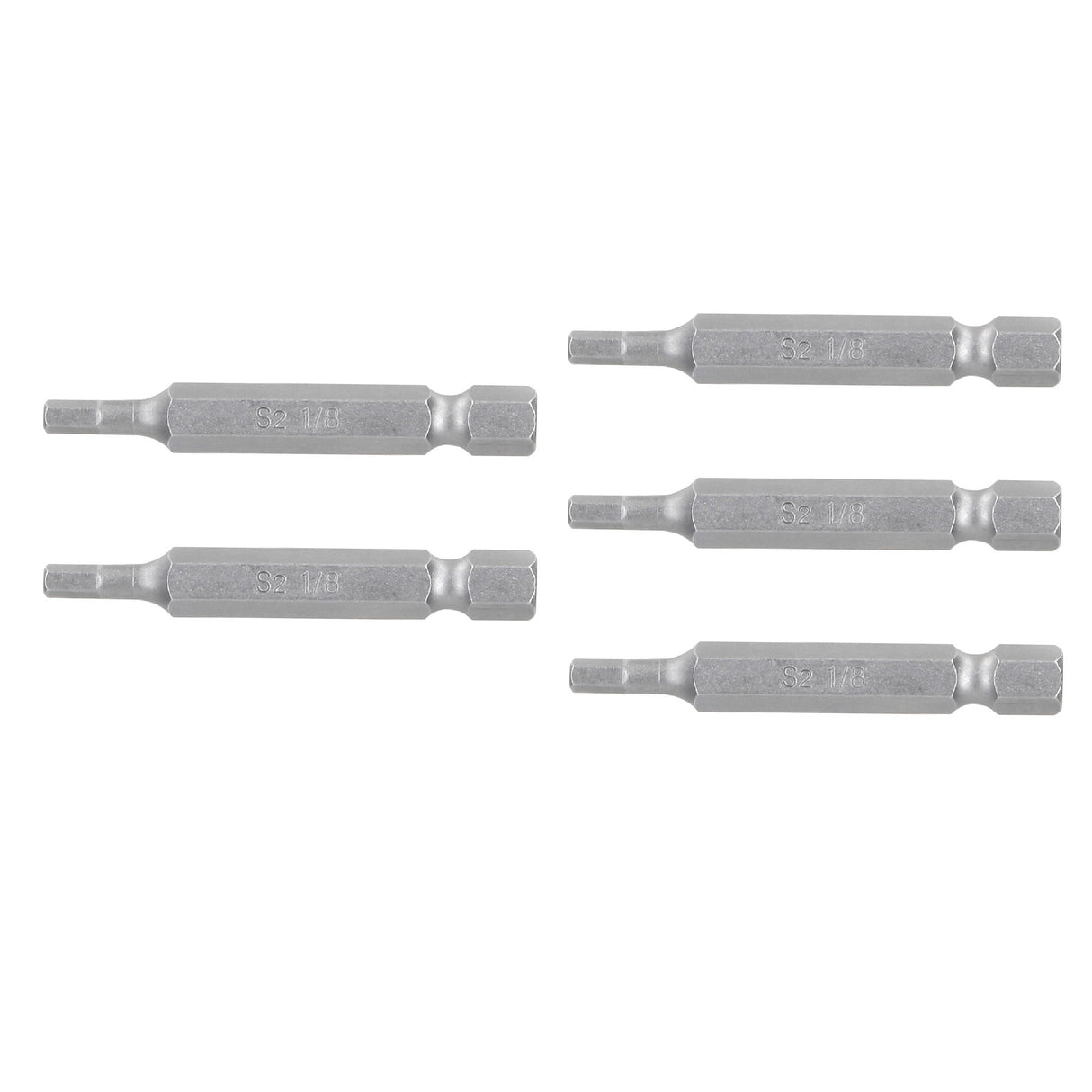 Estuche con 5 Puntas Hexagonales de 1/8 mm Largo 2', Expert