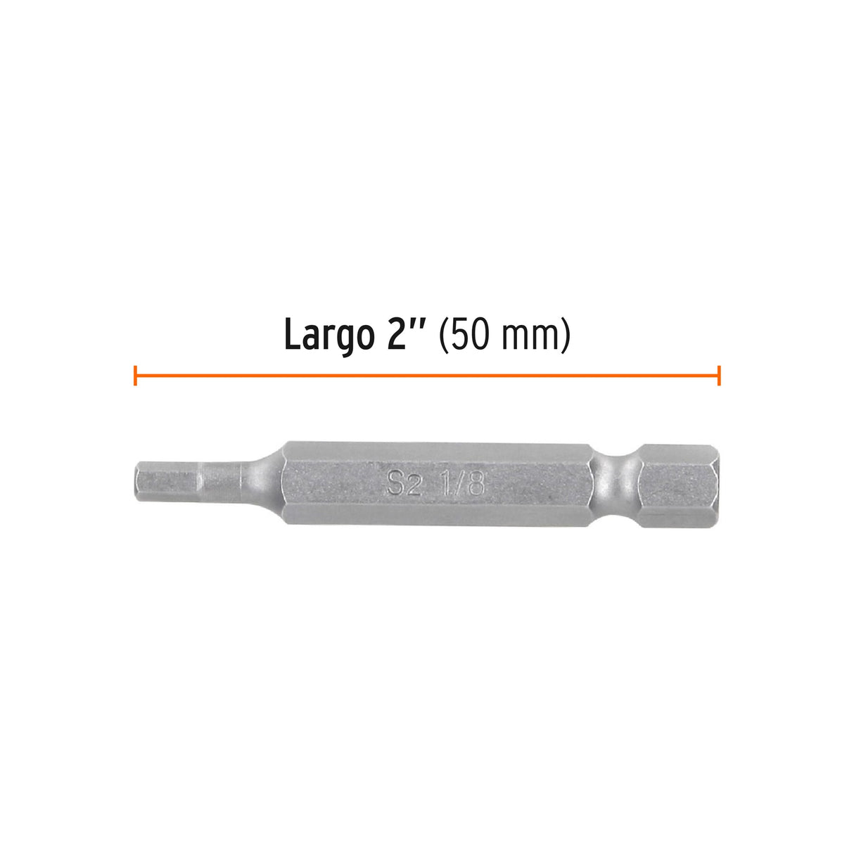 Estuche con 5 Puntas Hexagonales de 1/8 mm Largo 2', Expert