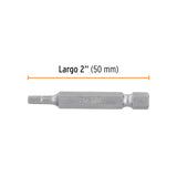 Estuche con 5 Puntas Hexagonales de 1/8 mm Largo 2', Expert