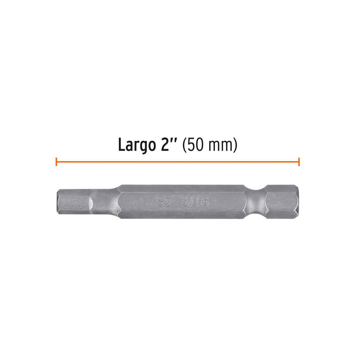 Estuche con 5 Puntas Hexagonales de 3/16 mm Largo 2', Expert