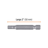 Estuche con 5 Puntas Hexagonales de 3/16 mm Largo 2', Expert