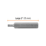 Estuche con 4 Puntas Brístol Combinadas Largo 3', Expert