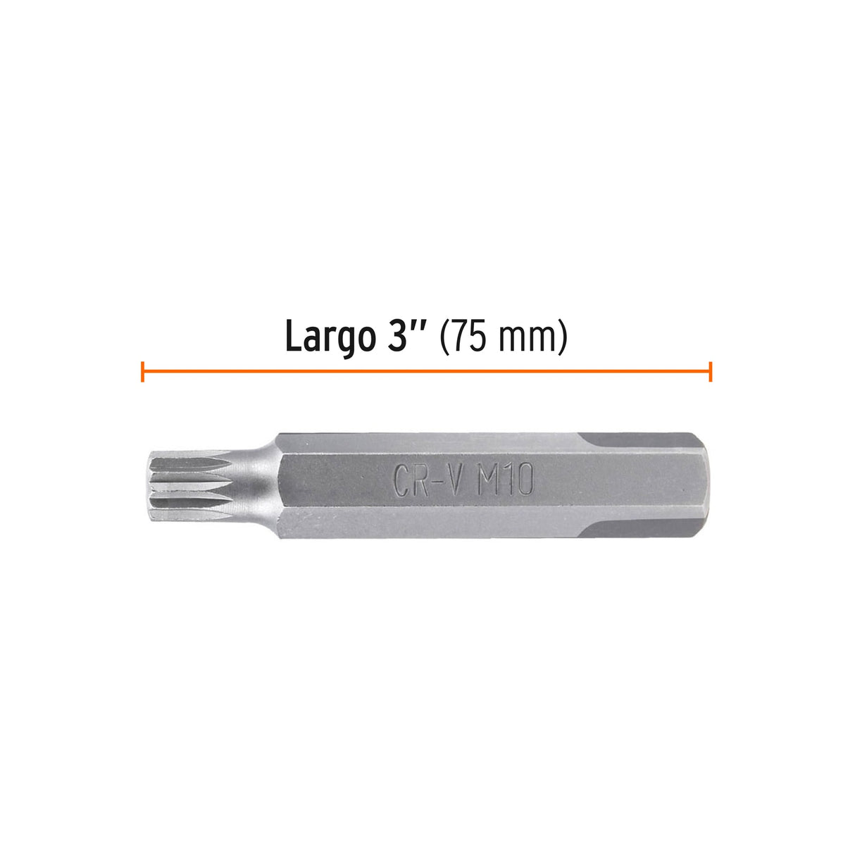 Estuche con 3 Puntas Bristol M10 Largo 3', Truper Expert