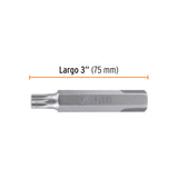 Estuche con 3 Puntas Bristol M10 Largo 3', Truper Expert