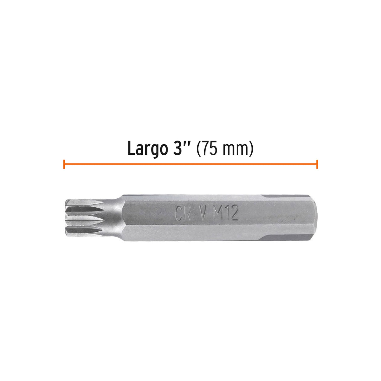 Estuche con 3 Puntas Bristol M12 Largo 3', Truper Expert