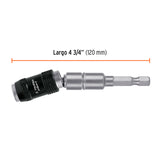 Extensión Magnética Articulada 4 3/4', para Puntas, Expert