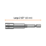 Estuche con 5 Dados Magnéticos de 1/4' Largo 2-1/2', Expert