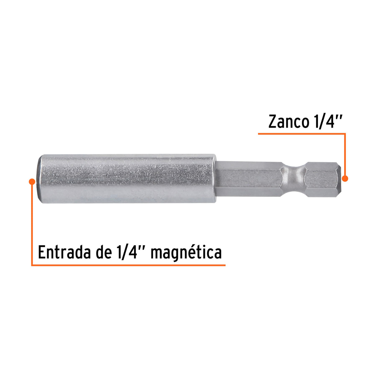 Estuche con 5 Extensiones de 60 mm, Magnéticas, Expert