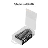 Estuche con 5 Dados Magnéticos de 7/16' Largo 2-1/2', Expert