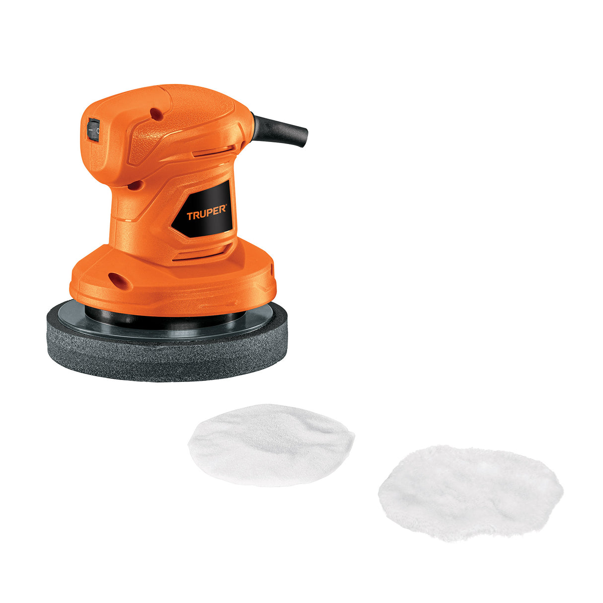 Pulidora roto-orbital compacta 6', 45 W, Truper Pro