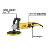 Pulidora Rotativa 7', 1200 W, con Accesorios, Pretul