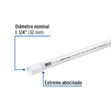 Tubo de 1-1/4' PVC Hidráulico Rd 26, 3M, 0.9 kg, Foset