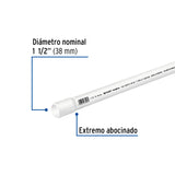 Tubo de 1-1/2' PVC Hidráulico Rd 26, 3M, 1.2 kg, Foset