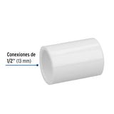 Cople de PVC Cédula 40 de 1/2', Foset