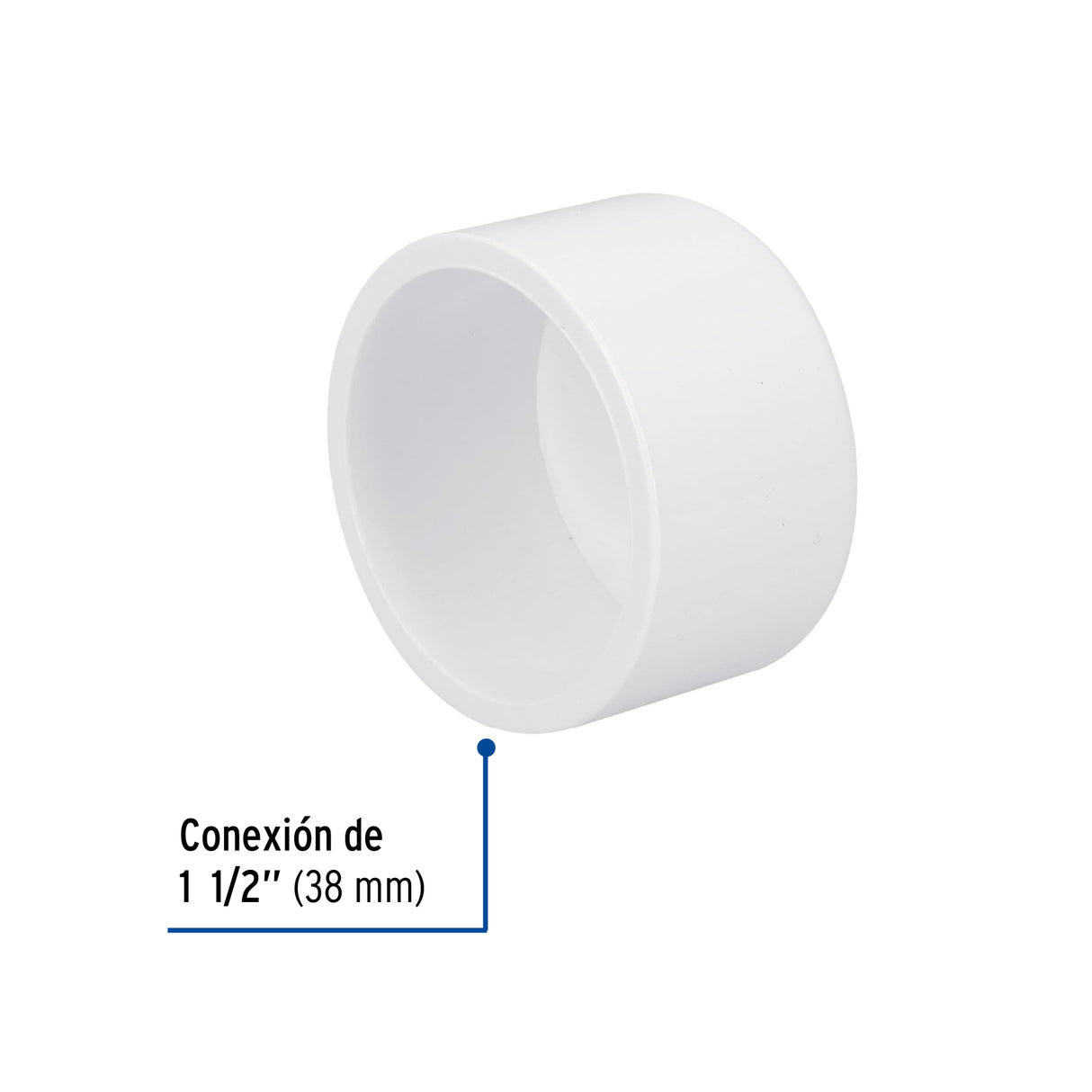Tapón de PVC 1-1/2', Foset