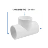 Tee Sencilla de PVC 2', Foset