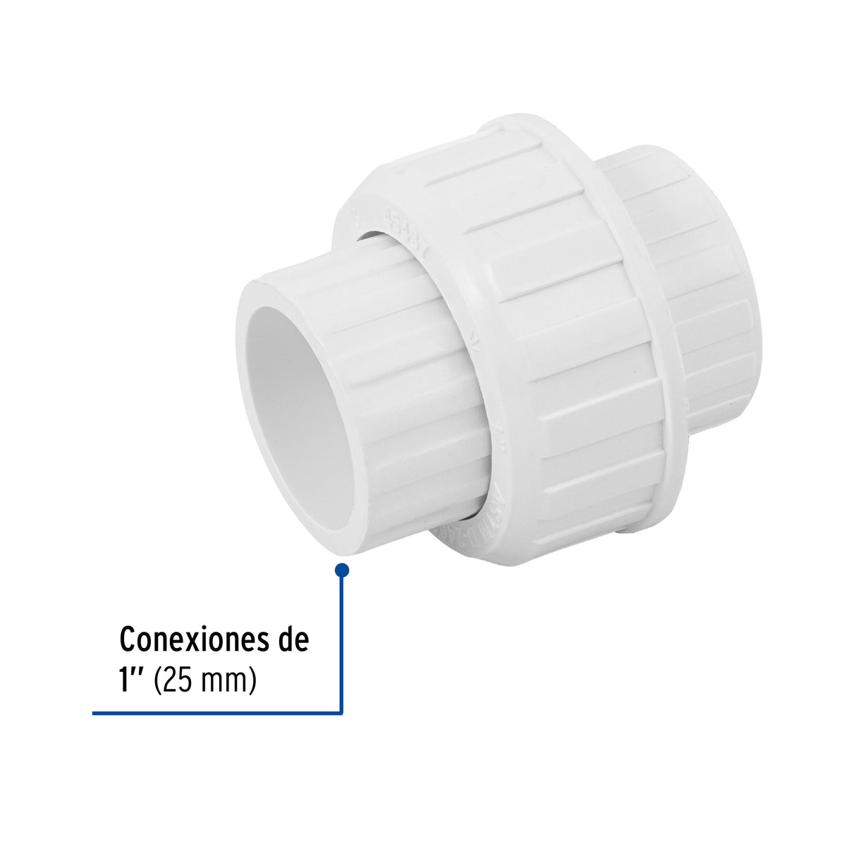 Tuerca Unión Lisa de PVC 1', Foset