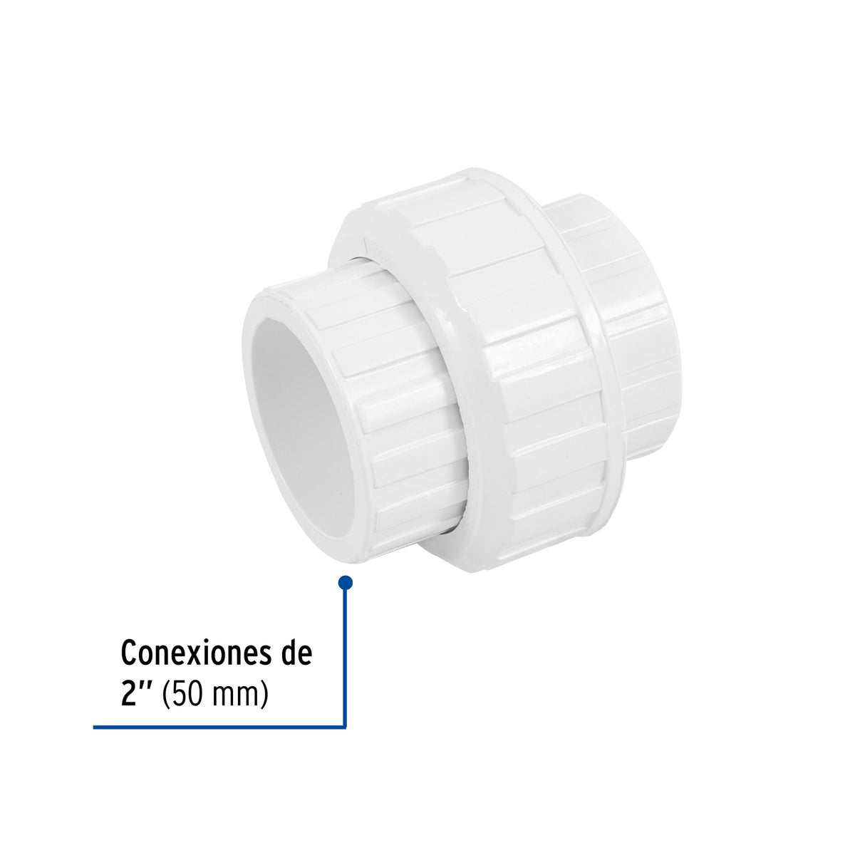 Tuerca Unión Lisa de PVC 2', Foset